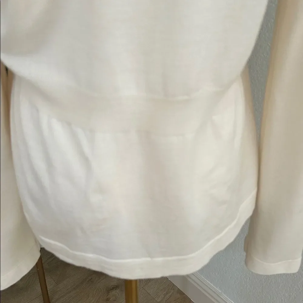 Balenciaga Cream Snap front Cardigan, Size XL, NWOT. - Picture 5 of 12